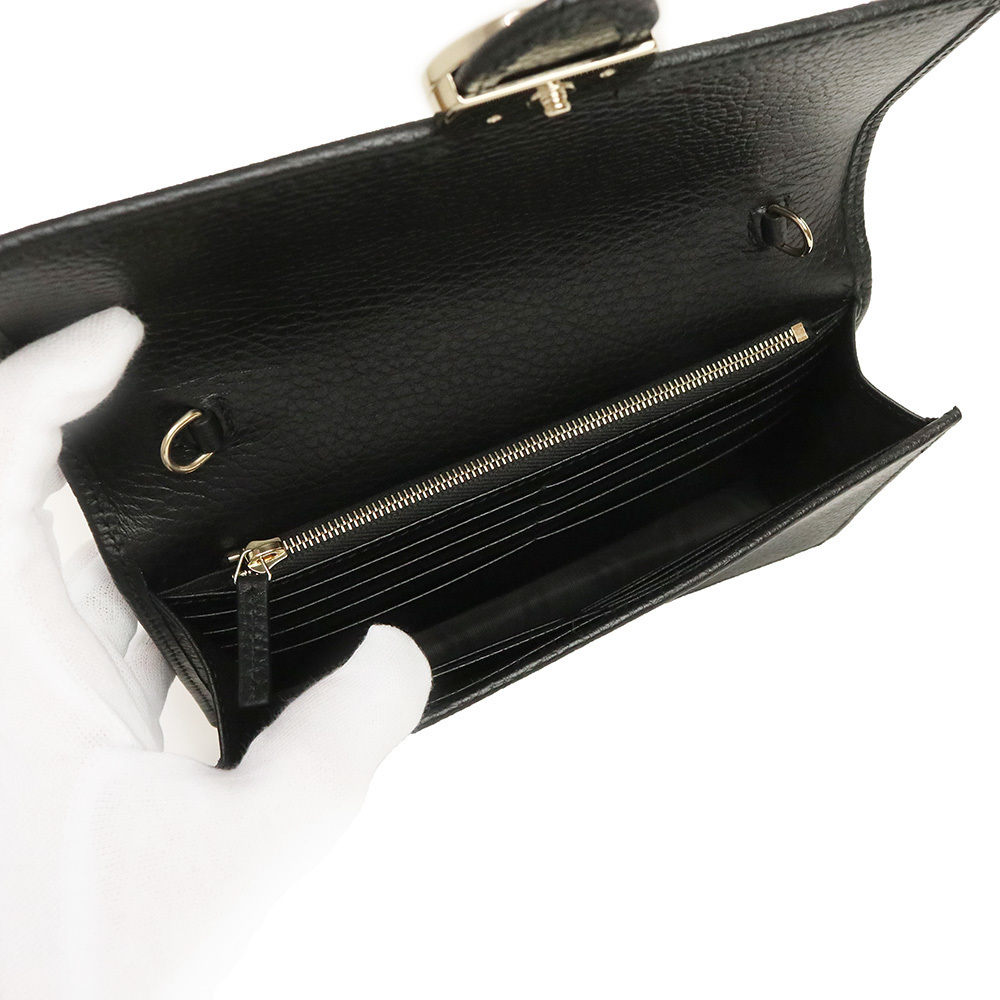 Gucci Interlocking G Chain Long Wallet Clutch Shoulder Bag - Picture 2 of 9